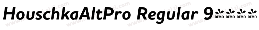 HouschkaAltPro Regular 9字体转换